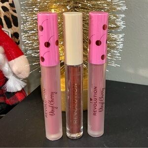 Revolution Liquid lipstick/Gloss Trio